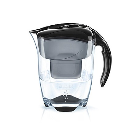 Brita Elemaris XL Caraffa filtrante 3,5 L Nero, Trasparente (076498)