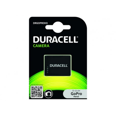 Duracell DRGOPROH3 Batteria per fotocamera/videocamera Ioni di Litio 1000 mAh (DRGOPROH3)