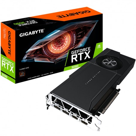 Gigabyte GeForce RTX 3090 TURBO 24GB GDDR6X (Non-LHR) GV-N3090TURBO-24GD (GV-N3090TURBO-24GD_PROMO)