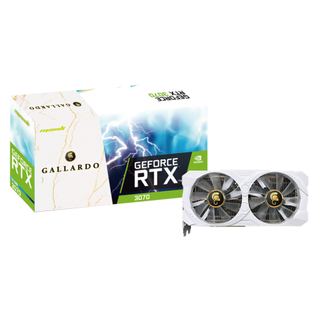 Manli GeForce RTX 3070 Gallardo WHITE 8GB GDDR6 (LHR) M2502+N617-00 (M2502+N617-00_promo)