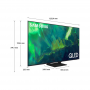 Samsung TV QLED 4K 55" SERIE QE55Q70A Smart TV Wi-Fi Titan Gray 2021 QE55Q70AATXXH (QE55Q70AATXXH_PROMO)