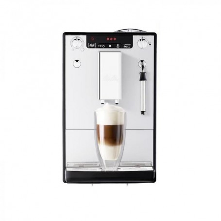 Melitta E953-102 Caffeo Solo & Milk macchina da caffè completamente automatica, 1400W, 15 bar, argento (E953-102_PROMO)