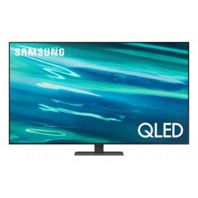 Samsung Series 8 TV QLED 4K 50” QE50Q80A Smart TV Wi-Fi Carbon Silver 2021 (QE50Q80AATXZT) (QE50Q80AATXXH_PROMO)
