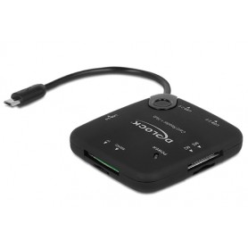 DeLOCK 65529 lettore di schede USB 2.0 Nero (65529)