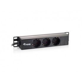 Equip 333299 unità di distribuzione dell'energia (PDU) 3 presa(e) AC 1U Nero (333299)
