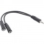 InLine 99300B cavo audio 3.5mm 2 x 3.5mm Nero (99300B)