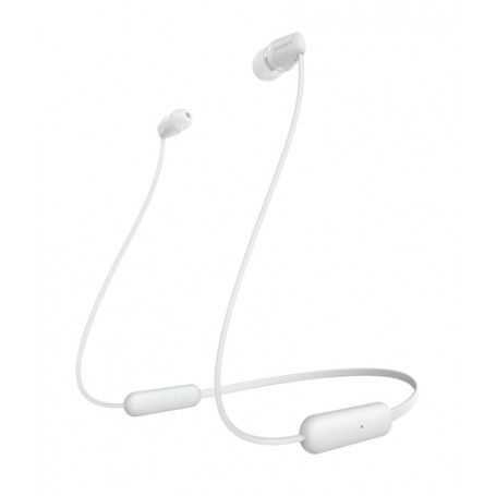 Sony WI-C200 Cuffia Auricolare, Passanuca Bluetooth Bianco (WIC200W)