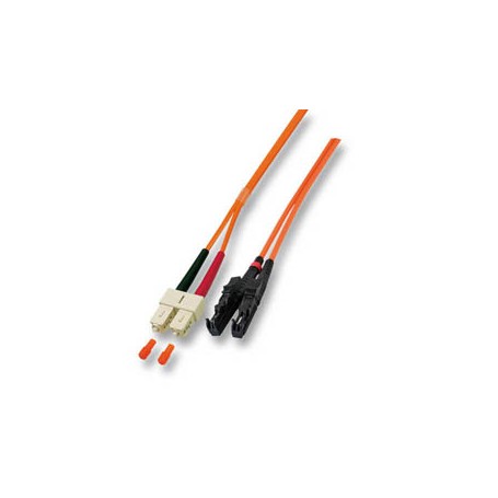 Alcasa 1m E2000-SC cavo a fibre ottiche E-2000 OS2 Arancione (LW-701ES)