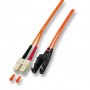 Alcasa 1m E2000-SC cavo a fibre ottiche E-2000 OS2 Arancione (LW-701ES)