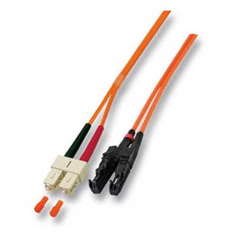 Alcasa E2000/SC, 10m cavo a fibre ottiche E-2000 OS2 Giallo (LW-710ES)