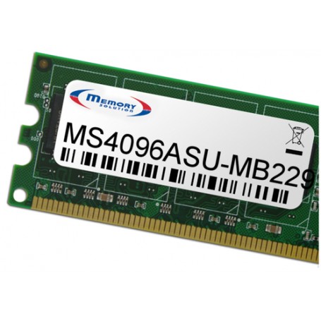 Memory Solution MS4096ASU-MB229 memoria 4 GB (MS4096ASU-MB229)