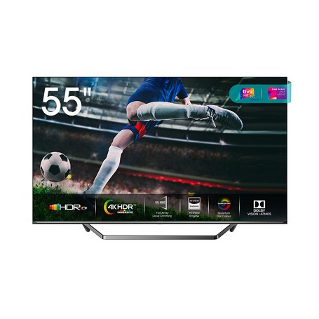 Hisense 55U72QF TV 139,7 cm (55") 4K Ultra HD Smart TV Wi-Fi Nero, Grigio (H55U72QF) (H55U72QF_PROMO)