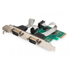Digitus 2 x DB9 M scheda di interfaccia e adattatore Interno (DS-30000-1)