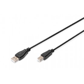 Digitus AK-300102-018-S cavo USB 1,8 m USB A USB B Nero (AK-300102-018-S)