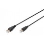 Digitus AK-300102-018-S cavo USB 1,8 m USB A USB B Nero (AK-300102-018-S)