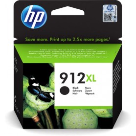 HP 912XL High Yield Black Original Ink Cartridge cartuccia d'inchiostro 1 pz Resa elevata (XL) (3YL84AE#BGX)