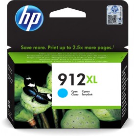 HP 912XL High Yield Cyan Original Ink Cartridge cartuccia d'inchiostro 1 pz Resa elevata (XL) (3YL81AE#BGX)