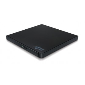 Hitachi-LG Slim Portable DVD-Writer lettore di disco ottico DVD±RW Nero (GP57EB40.AHLE10B)