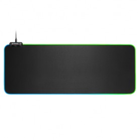 Sharkoon 1337 RGB V2 Gaming Mat Tappetino per mouse per gioco da computer Nero (4044951029983)