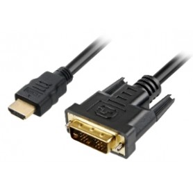 Sharkoon 1m, HDMI/DVI-D Nero (4044951017324)
