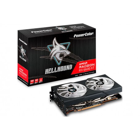 Powercolor Radeon RX 6600 Hellhound 8GB GDDR6 (Non-LHR) (AXRX 6600 8GBD6-3DHL) (AXRX 6600 8GBD6-3DHL_PROMO)
