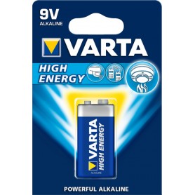 Varta High Energy 9V Batteria monouso Alcalino (04922121411)