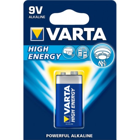Varta High Energy 9V Batteria monouso Alcalino (04922121411)