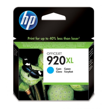 HP 920XL High Yield Cyan Original Ink Cartridge cartuccia d'inchiostro 1 pz (CD972AE#BGX)
