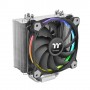 Thermaltake Riing Silent 12 RGB Sync Edition Processore Refrigeratore 12 cm Nero, Metallico (CL-P052-AL12SW-A)
