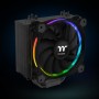 Thermaltake Riing Silent 12 RGB Sync Edition Processore Refrigeratore 12 cm Nero, Metallico (CL-P052-AL12SW-A)