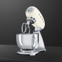 Smeg SMF02CREU sbattitore Sbattitore con base 800 W Crema, Argento (SMF02CREU)