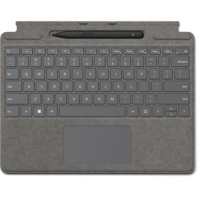 Microsoft Signature with Slim Pen 2 Platino Microsoft Cover port QWERTZ Tedesco (8X8-00065)