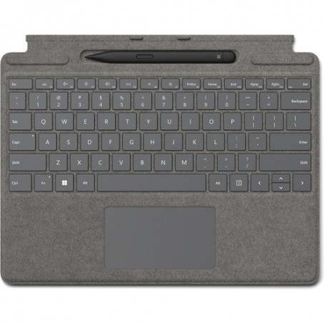 Microsoft Signature with Slim Pen 2 Platino Microsoft Cover port QWERTZ Tedesco (8X8-00065)