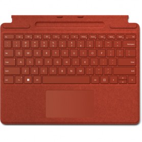 Microsoft Signature Rosso Microsoft Cover port QWERTZ Tedesco (8XB-00025)