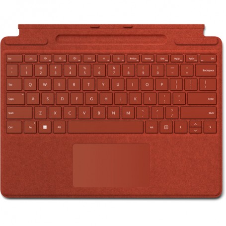 Microsoft Signature Rosso Microsoft Cover port QWERTZ Tedesco (8XB-00025)