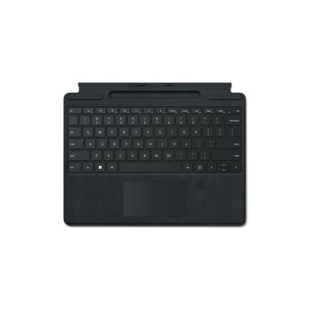 Microsoft Surface Pro Signature Keyboard with Fingerprint Reader Nero Microsoft Cover port QWERTZ Tedesco (8XG-00005)