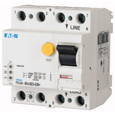 Eaton FRCDM-40/4/003-G/B+ interruttore automatico Dispositivo a corrente residua (167881)