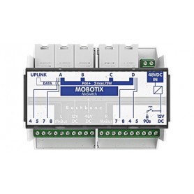 Mobotix MxSwitch Supporto Power over Ethernet (PoE) Grigio (MX-SWITCH1)