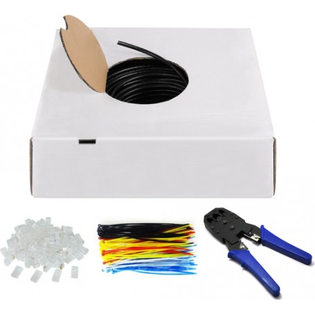 Microconnect KAB033-305 cavo di rete Nero 305 m Cat6 U/FTP (STP) (KAB033-305)