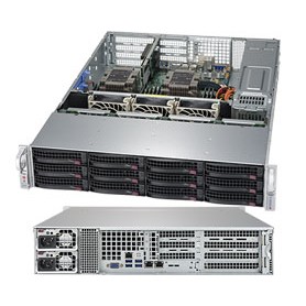 Supermicro SuperServer 6029P-WTRT Intel C622 LGA 3647 (Socket P) Armadio (2U) Nero (SYS-6029P-WTRT)