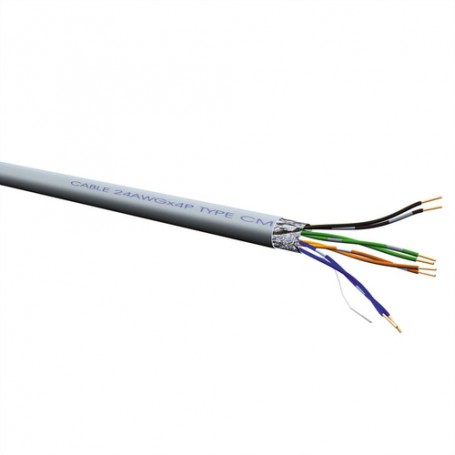 Value 21.99.0196 cavo di rete Grigio 300 m Cat5e F/UTP (FTP) (21.99.0196)