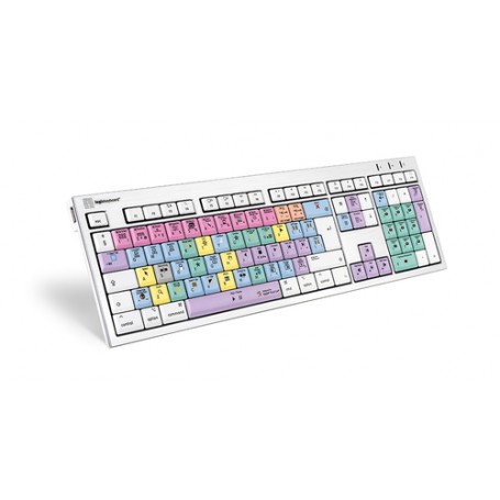Logickeyboard LKB-FCPX10-CWMU-UK tastiera USB QWERTY Inglese UK Multicolore (LKB-FCPX10-CWMU-UK)