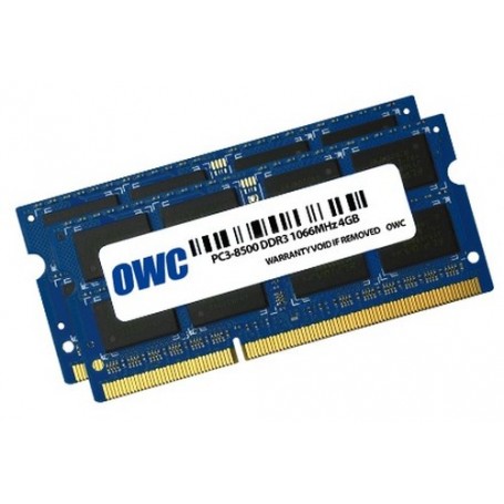 OWC OWC8566DDR3S8GP memoria 8 GB 2 x 4 GB DDR3 1066 MHz (OWC8566DDR3S8GP)