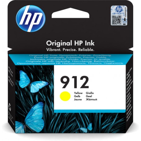 HP 912 Yellow Original Ink Cartridge cartuccia d'inchiostro 1 pz Resa standard (3YL79AE)