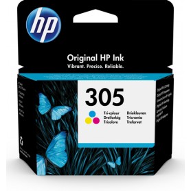 HP 305 Tri-color Original Ink Cartridge cartuccia d'inchiostro 1 pz Resa standard Ciano, Magenta, Giallo (3YM60AE)