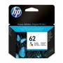 HP 62 Tri-color Original Ink Cartridge cartuccia d'inchiostro 1 pz Resa standard Ciano, Magenta, Giallo (C2P06AE)