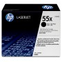 HP 55X High Yield Black Original LaserJet Toner Cartridge cartuccia toner 1 pz (CE255X)