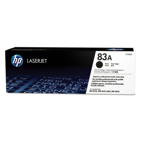 HP 83A Black Original LaserJet Toner Cartridge cartuccia toner 1 pz (CF283A)