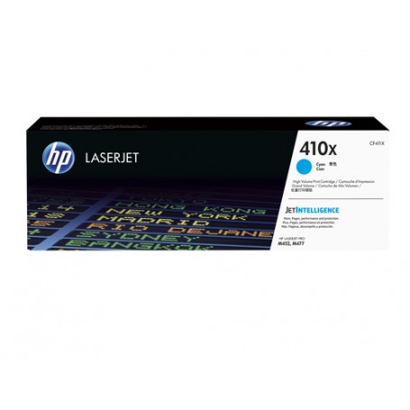 HP 410X High Yield Cyan Original LaserJet Toner Cartridge cartuccia toner 1 pz (CF411X)