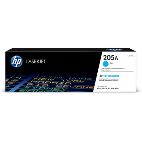 HP 205A Cyan Original LaserJet Toner Cartridge cartuccia toner 1 pz (CF531A)